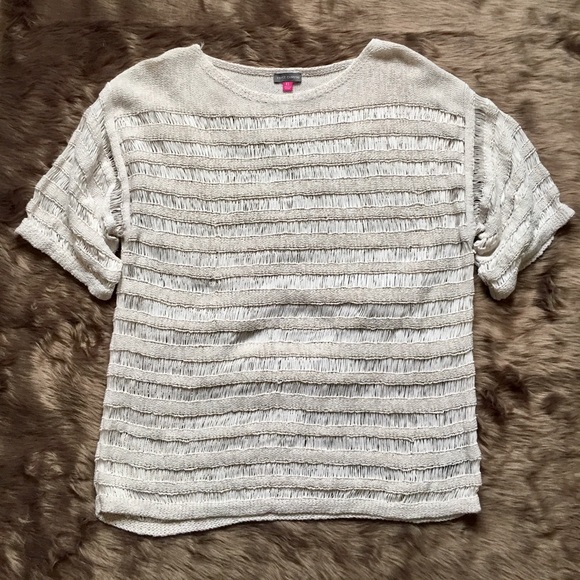 vince camuto ballie crewneck pullover