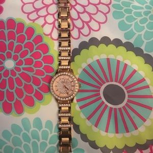 Fossil rose gold watch