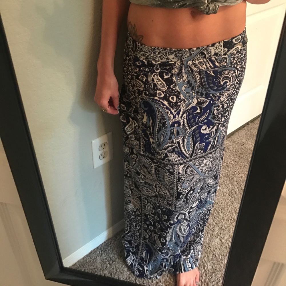 Paisley Maxi Skirt