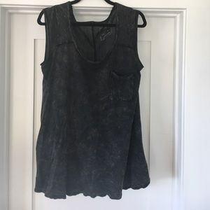 Free People grunge oversized tunic