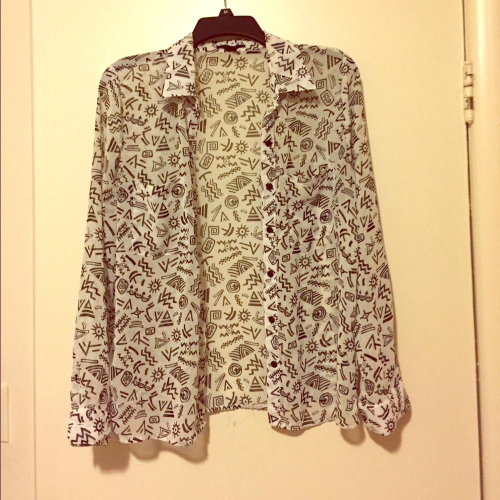 Patterned blouse