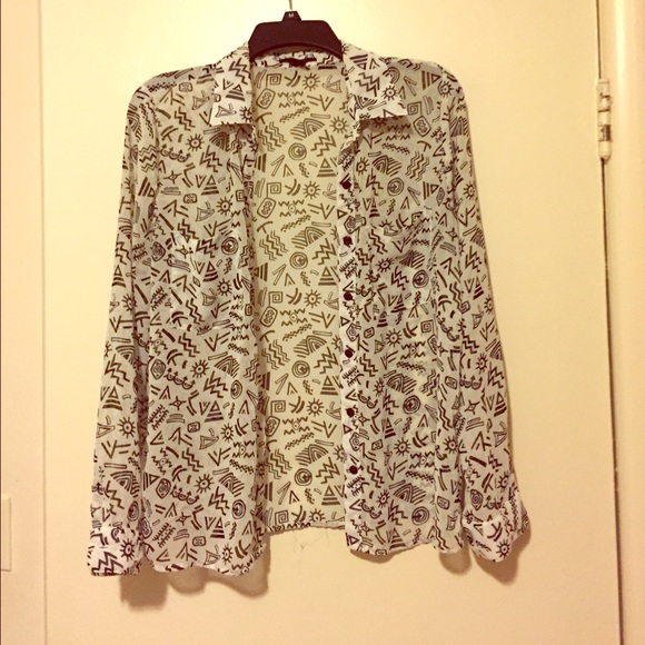 Patterned blouse - Picture 1 of 5