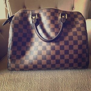 Authentic Louis Vuitton Speedy Damier 30