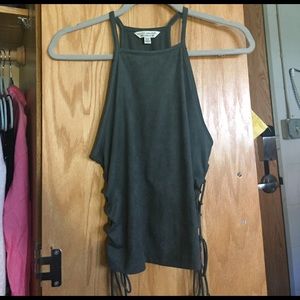 American Eagle tie-side crop top