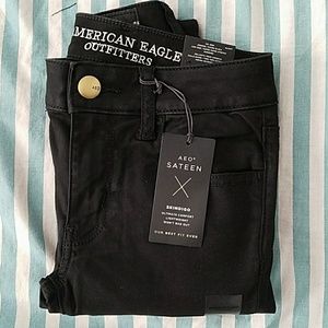 New jegging/raven black, low rise