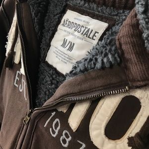 Aeropostale Fur Jacket with Hood