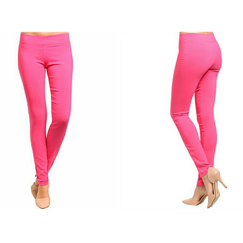 SALE!! NWT hot pink junior fitted stretchable pant