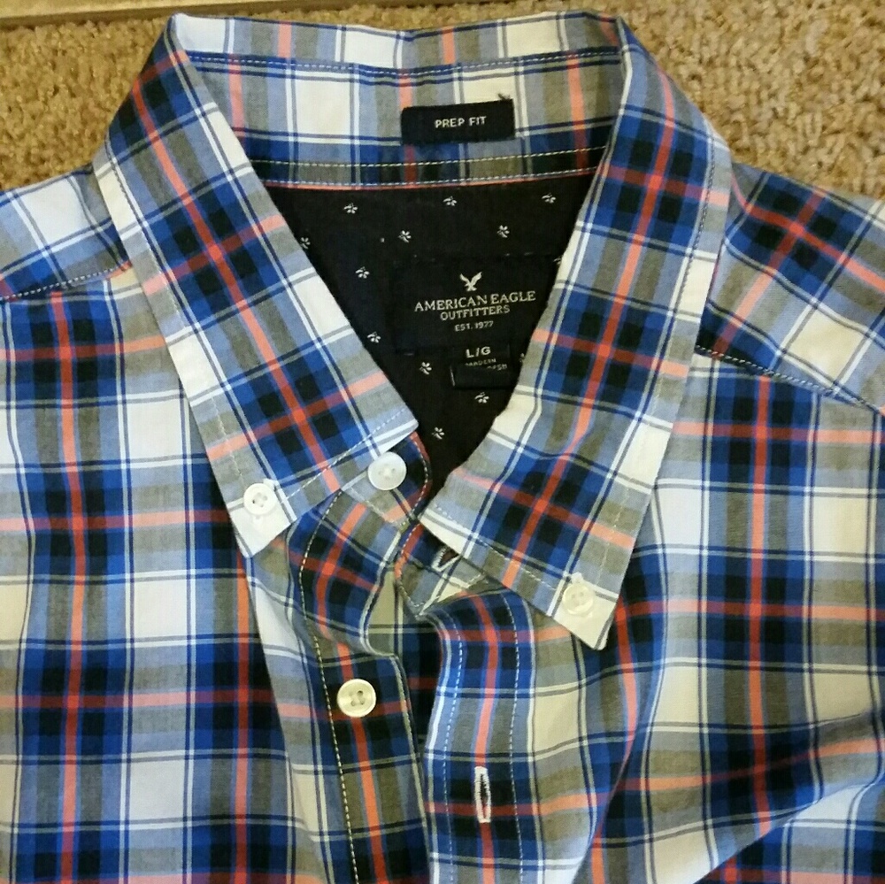 America Eagle long sleeve button down shirt