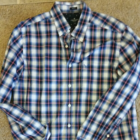 America Eagle long sleeve button down shirt - Picture 2 of 2