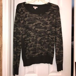 Target camo sweater