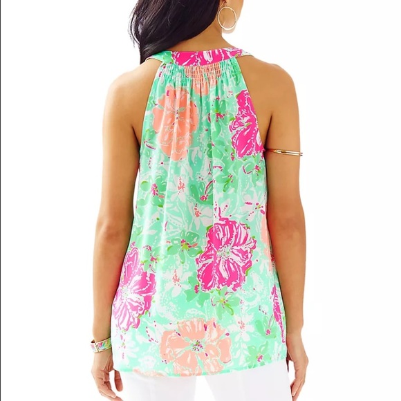 NWT Bailey Sleeveless Silk Top - Picture 2 of 4