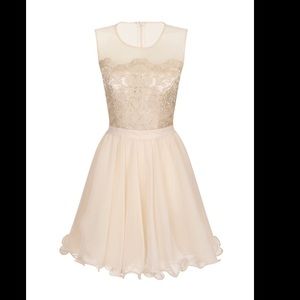 Chi Chi London Ivory Dress