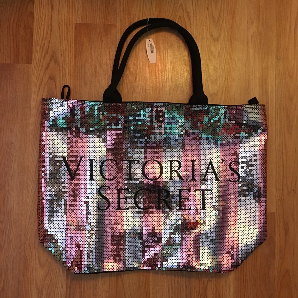 Victoria Secret sequined bag.