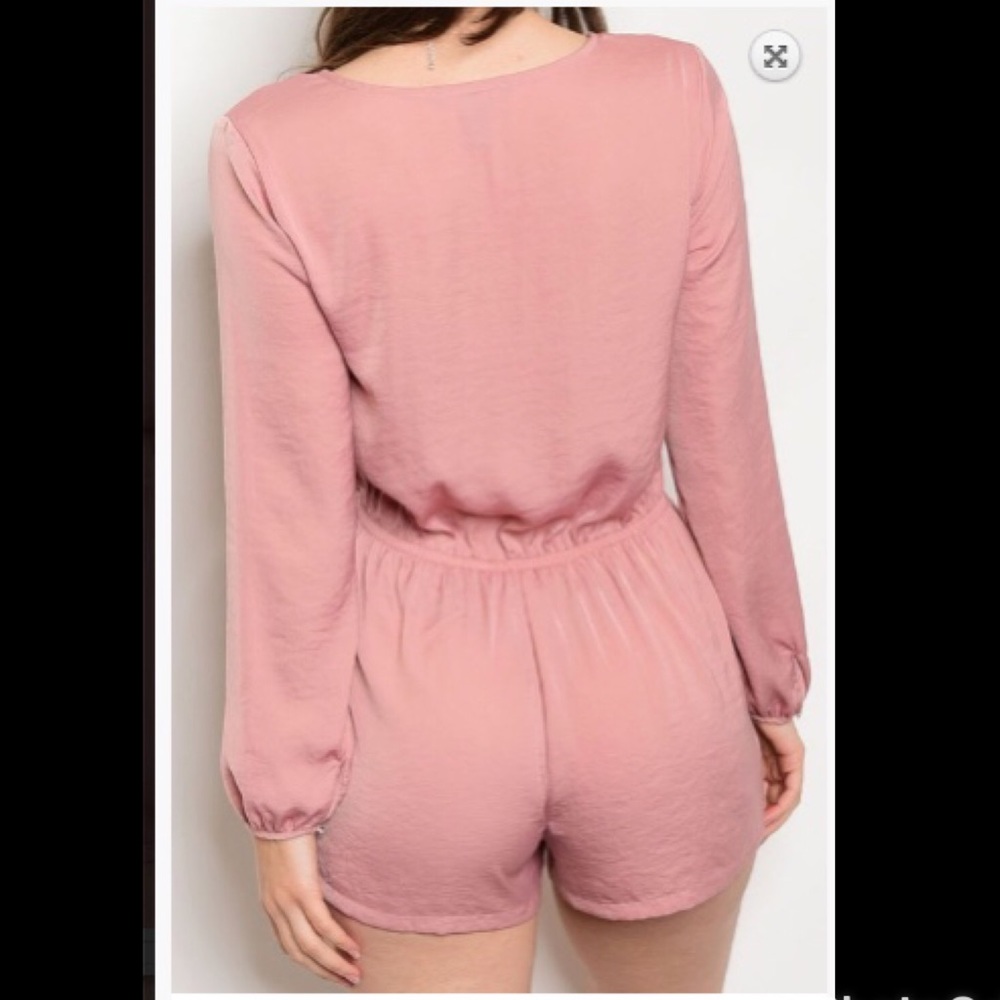 Tie Front Romper - Picture 3 of 3