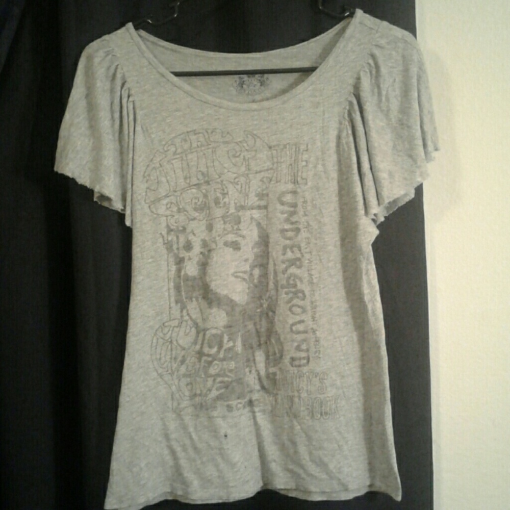 Juicy Couture Distressed "old concert" Tee