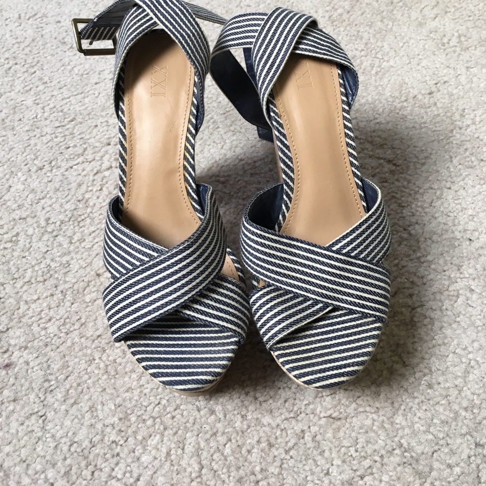 Nautical Strappy Heels
