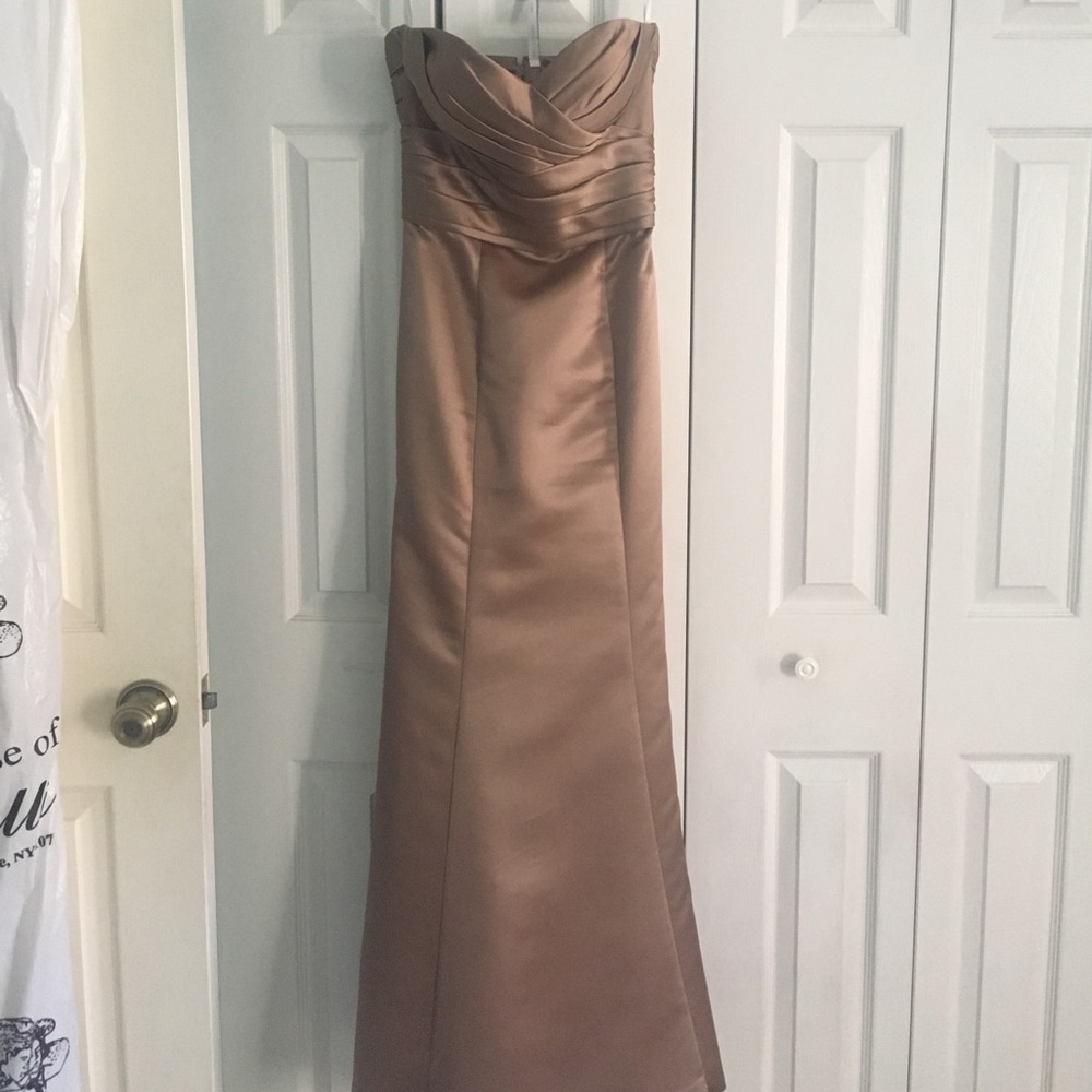 Taupe Bridesmaid Dress