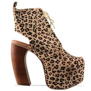 Jeffrey Campbell Pony Hair Cheetah Lana Lita