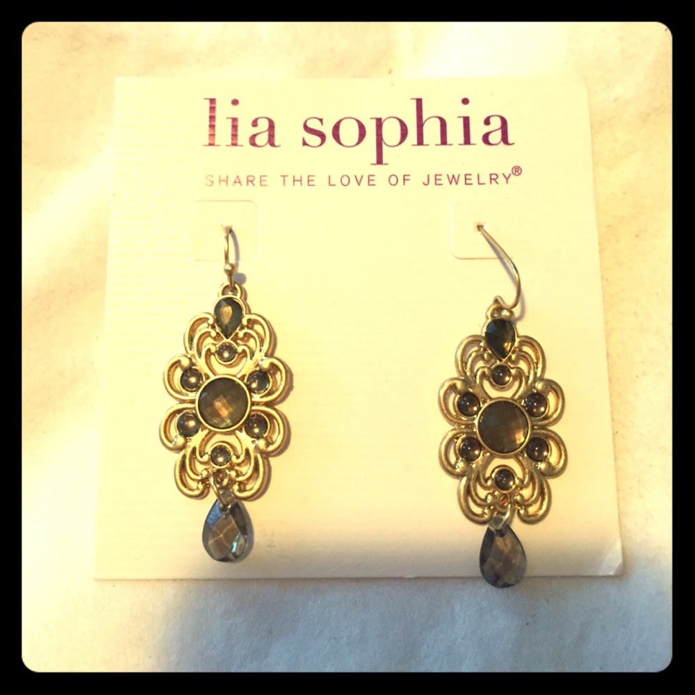 Brand new Lia Sofia earrings
