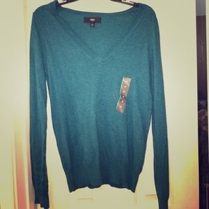 Teal sweater