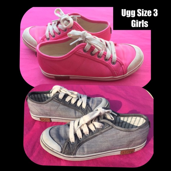 UGG Other - Ugg Kids Big Girls Size 3 Gray & Pink