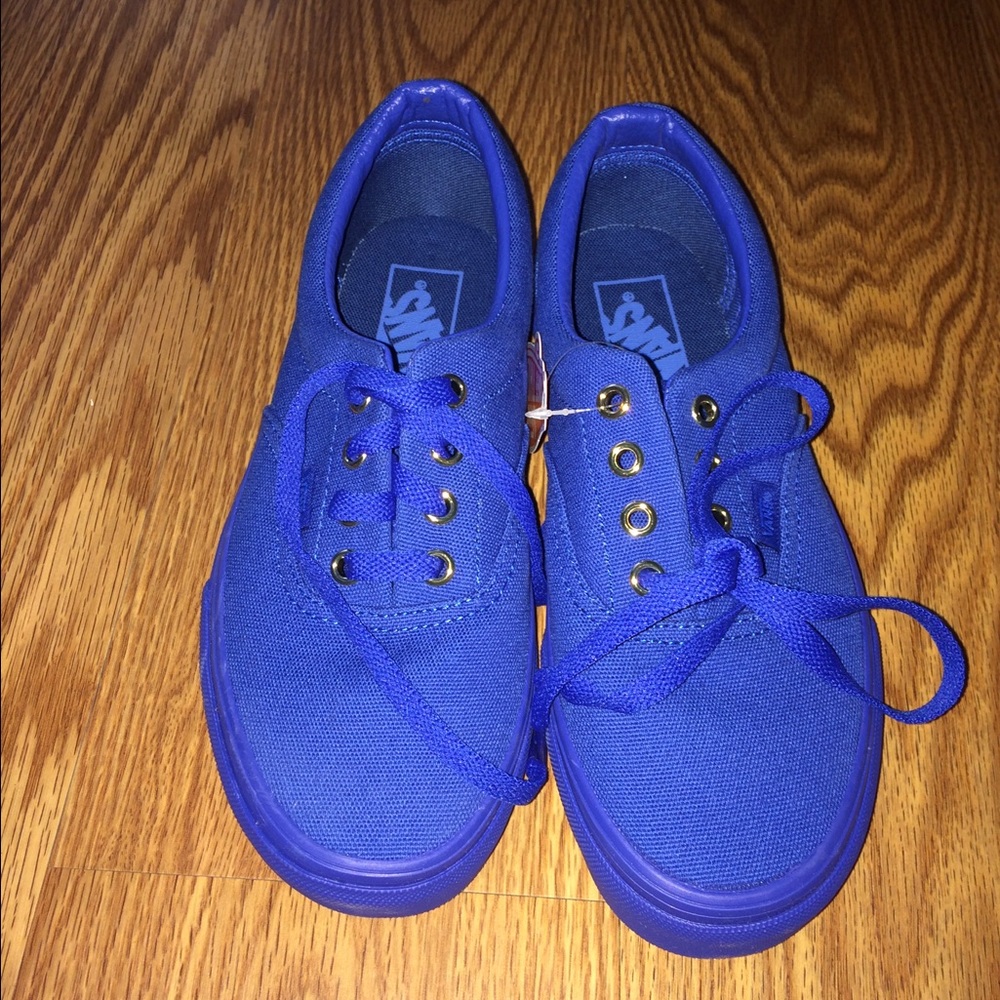 Blue mono vans