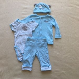 Cute 4 piece outfit for newborn