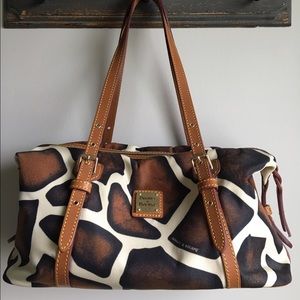 Dooney & Bourke giraffe print purse