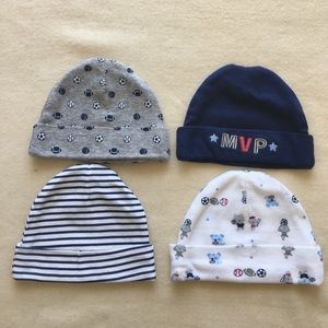Set of 4 baby beanie