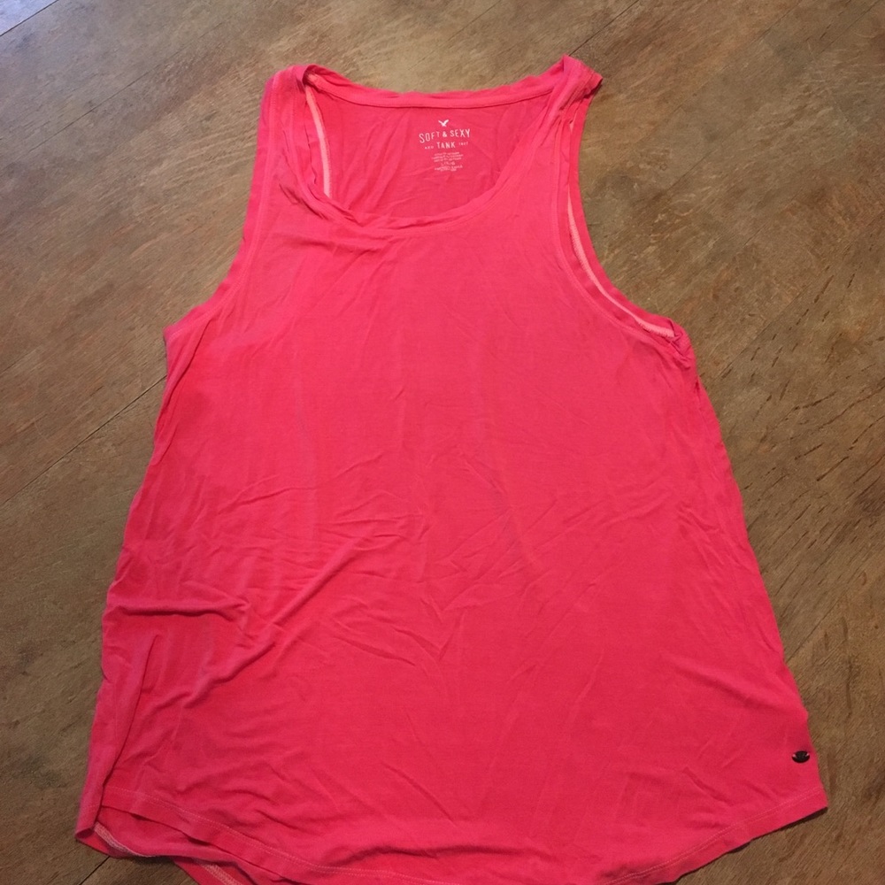 Pink super soft tank