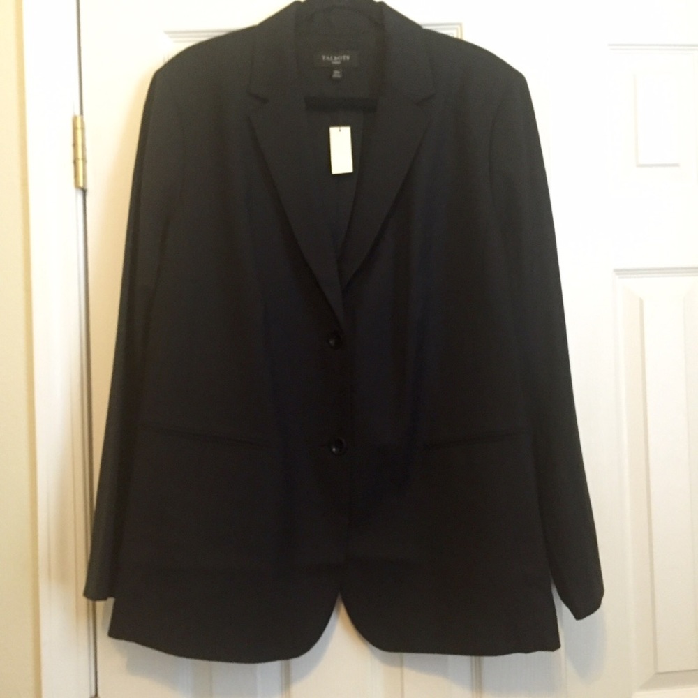 NWT Talbots Seasonless Wool 2-button Blazer