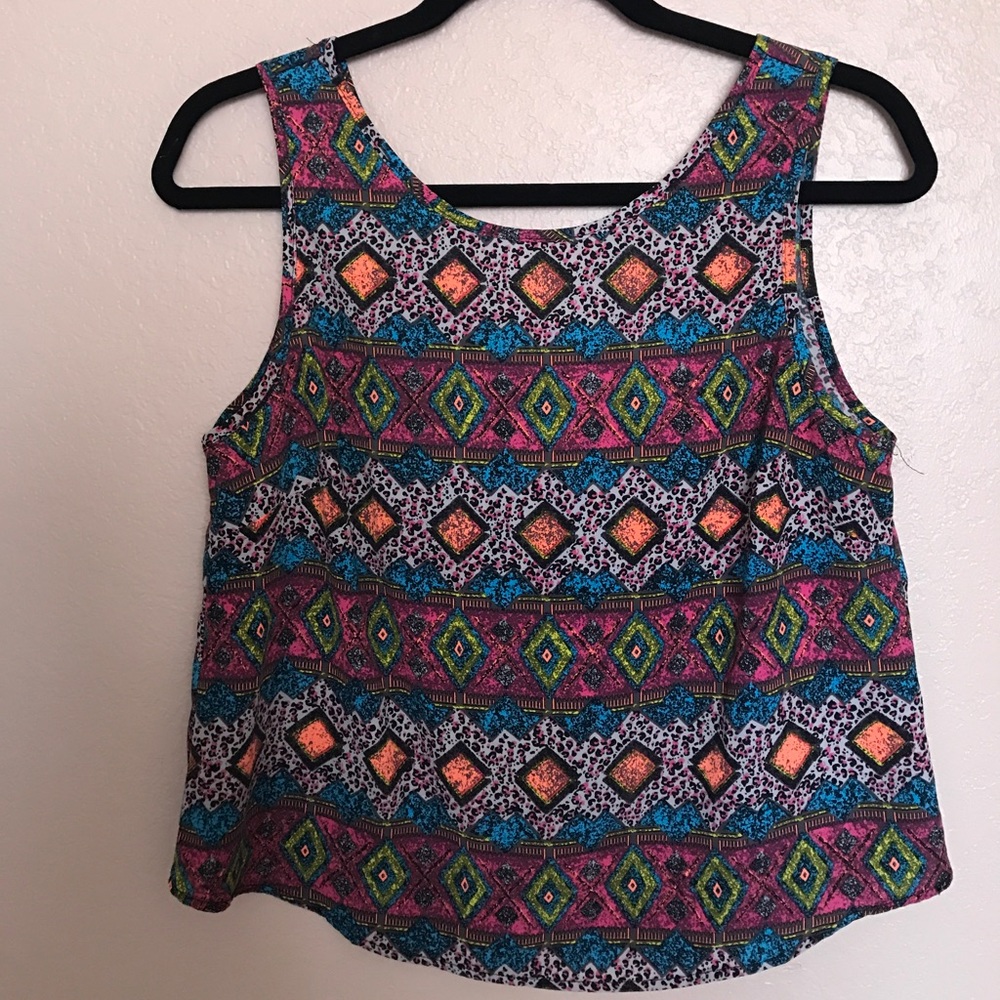 Multi colored tank