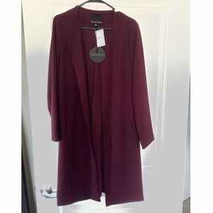 Harlowe & Graham Burgundy Coat