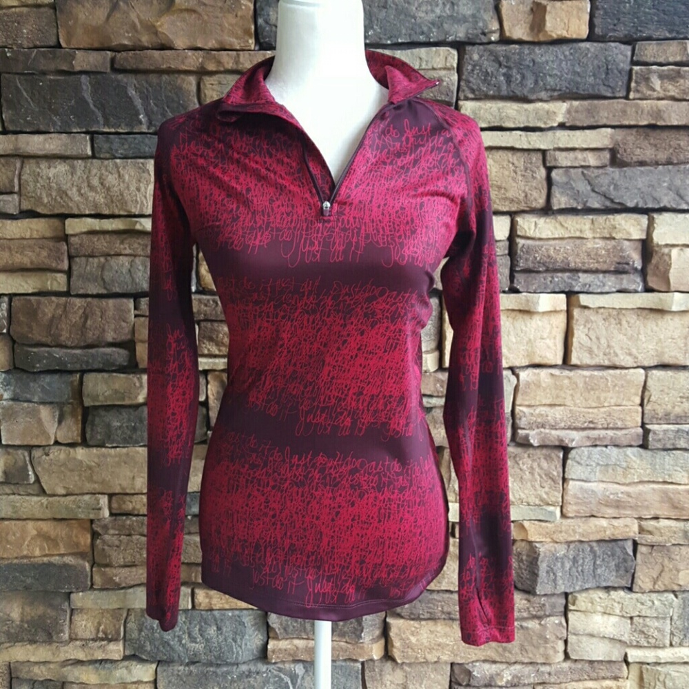 Nike Therma-fit 3/4 Zip Running Shirt Pullover Top