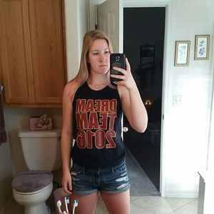 "Dream Team 2016" black tank top