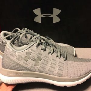 Under Armour sneakers, grey, two tone.. size 8