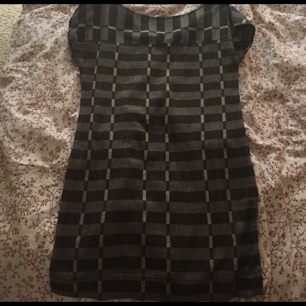 Lou & Grey black and grey mod dress