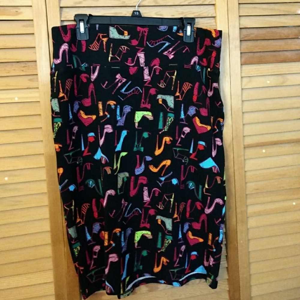 Lularoe Cassie High Heels Skirt