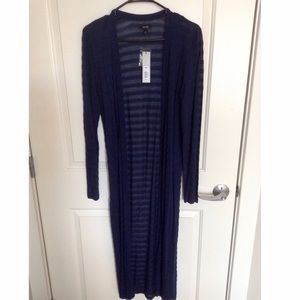 Knee-Length Duster Cardigan