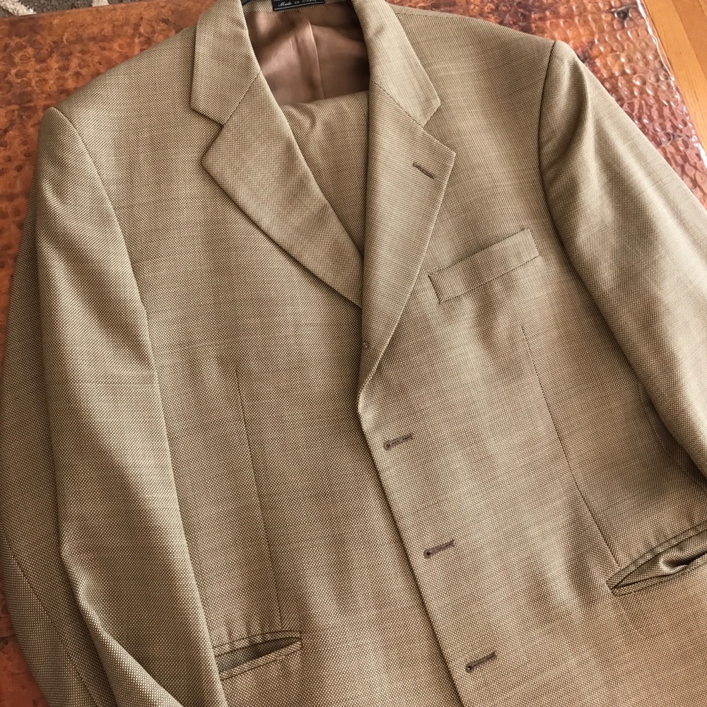 Beige suit