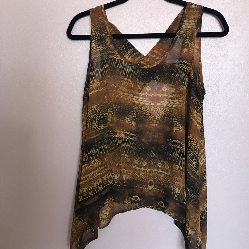 Brown tank