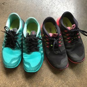 Set of 2 Nike Free 5.0 shoes