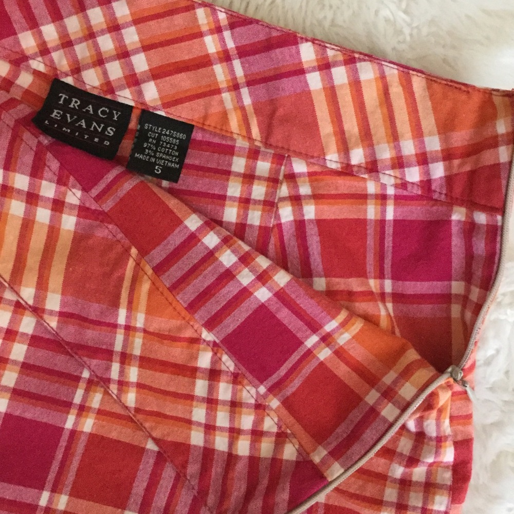 Plaid Sherbet Skort - Picture 3 of 3