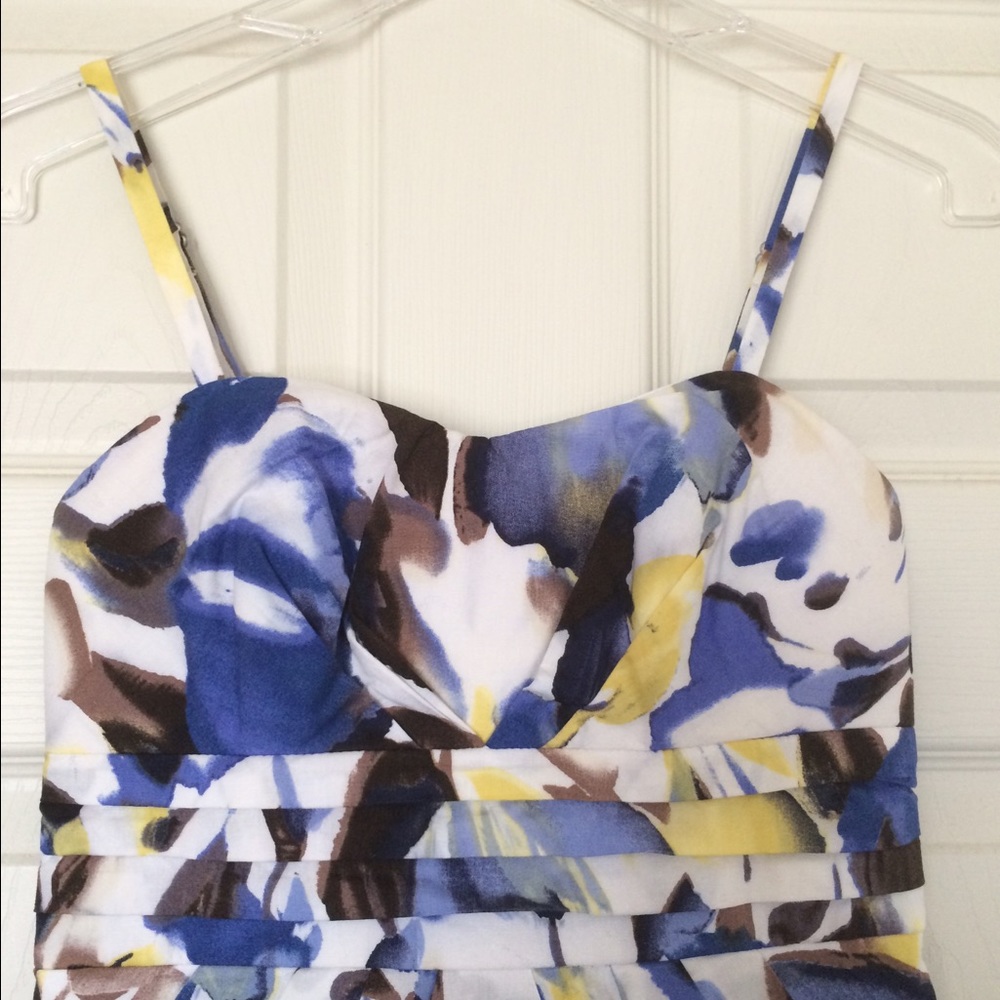 Floral Dress w/ Pockets & Adjustable Straps