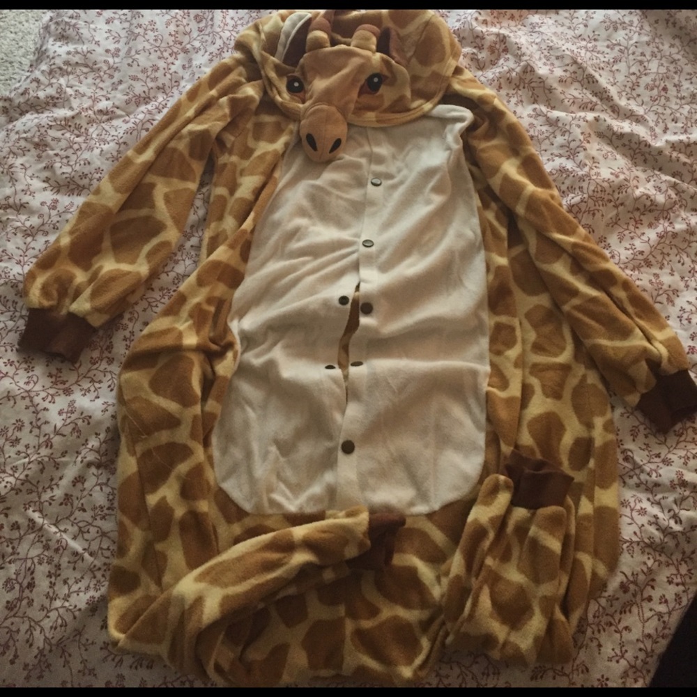 Giraffe onsies adult size