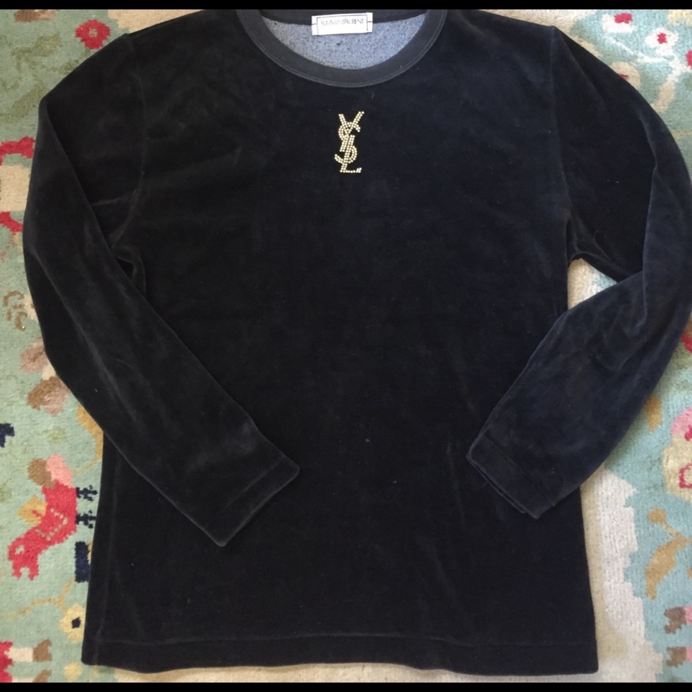 YSL velour pull over