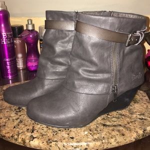 Blowfish grey booties