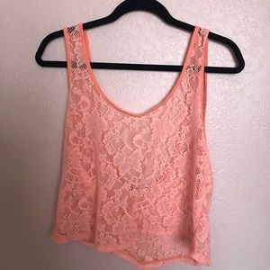 Coral tank top