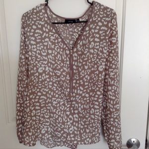 Patterned Work Blouse