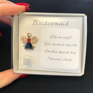 Wedding Angel Keepsake Pin